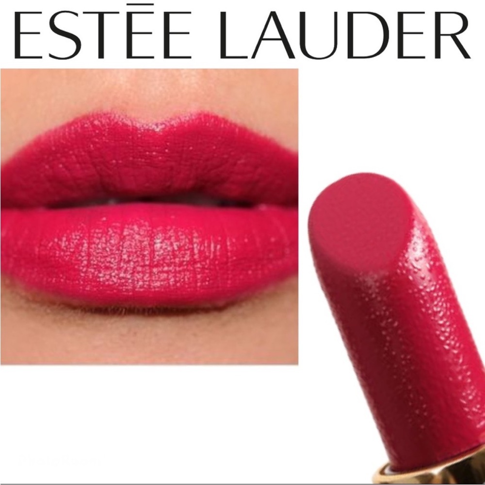 Estee Lauder Unattainable 220 Pure Color Matte Lipstick Pink with Red Undertone - Picture 8 of 8